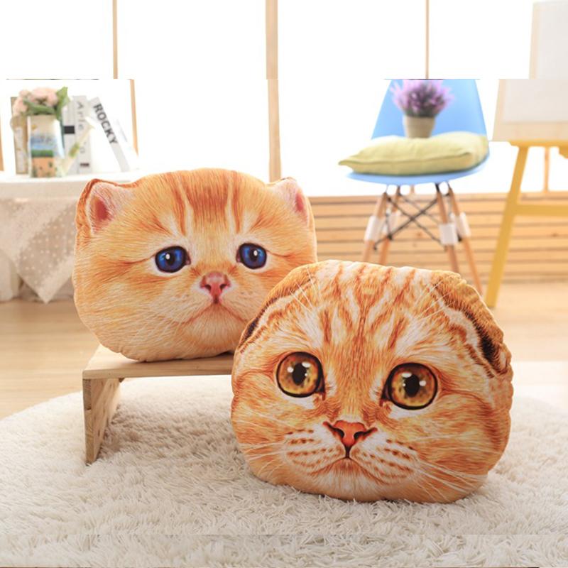 Crystal Velvet Pillow, Sofa Cushion, Removable Washable Pillow, Cartoon Simulation Cute Kitten Pillow, Plush Velvet Pillow,Sofa Decoration