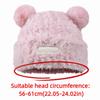 Prezenty Styl Koreański Niedźwiedź Pluszowa Czapka Wiatroszczelna Miękki Pluszowy Sweter Czapki Utrzymujące Ciepło Pogrubiony Ochronnik Uszu Czapka Jesień i Zima