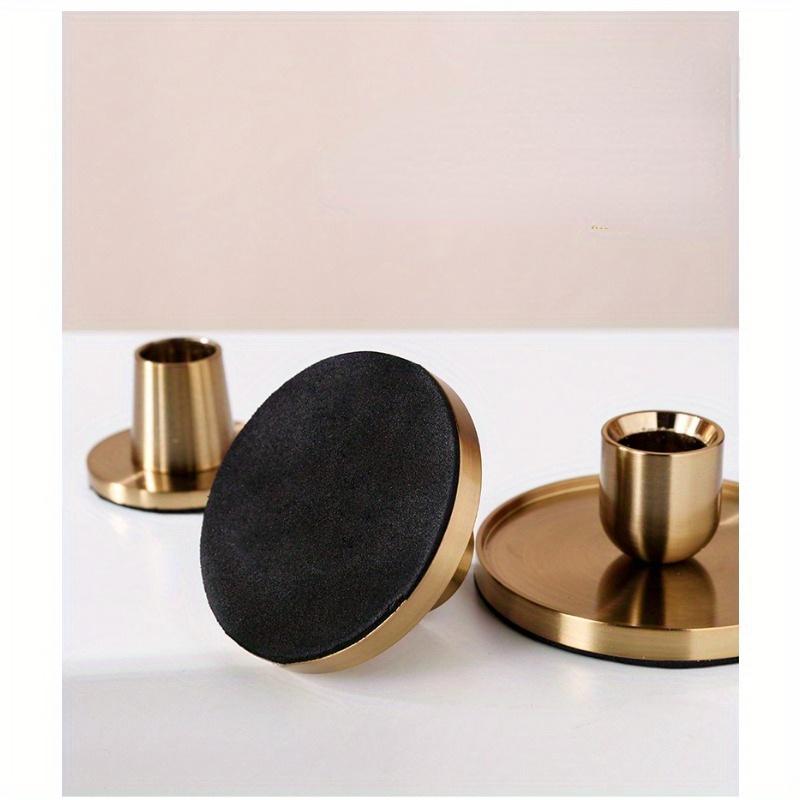 1PC Candlestick Metal Black Candle Stand Decoration Home Living Room Crafts