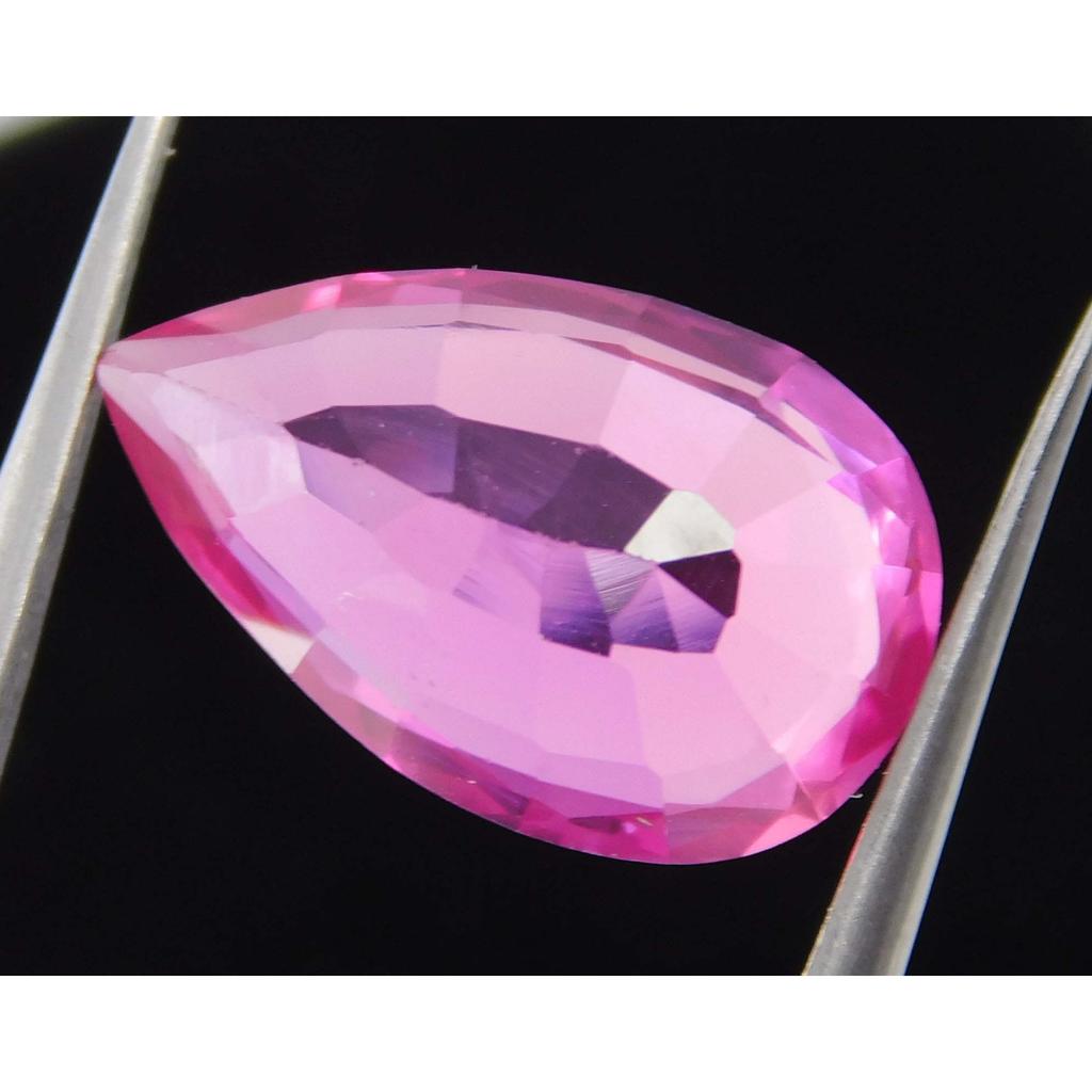 Natural Pink Ruby Ring Size Pear 5 Ct Certified Loose Gemstone Free Delivery A-1255
