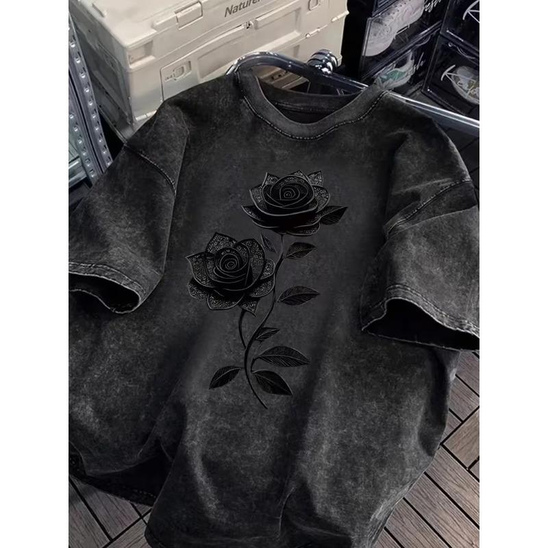 I Miei Amici Immaginari Pensano Che Io Sia Figo Maglietta Uomo Retro Lavata Morbida Casual Oversize Maglietta Cotone Abbigliamento Estivo Maglietta Larga