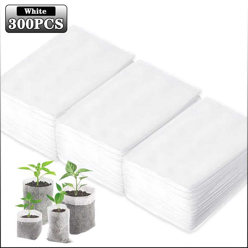 100-1000PCS Fabric Plant Seedling Bags for Vegetables Flowers Herbs and Plant Growth Eco Friendly Nursery Pots Gardening Bags