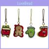 Christmas Cookie Plush And Sock Decorations With Short Plush For Accessories Bag