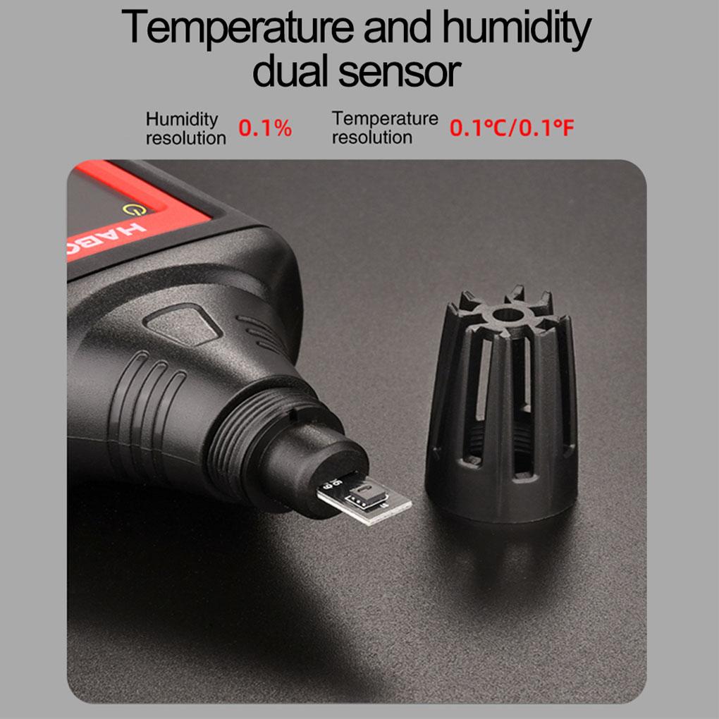 

Digital Thermometer Handheld Tester Humidity Home Measure Point Gauge Measuring Wet Dew Sensor Portable Ambient