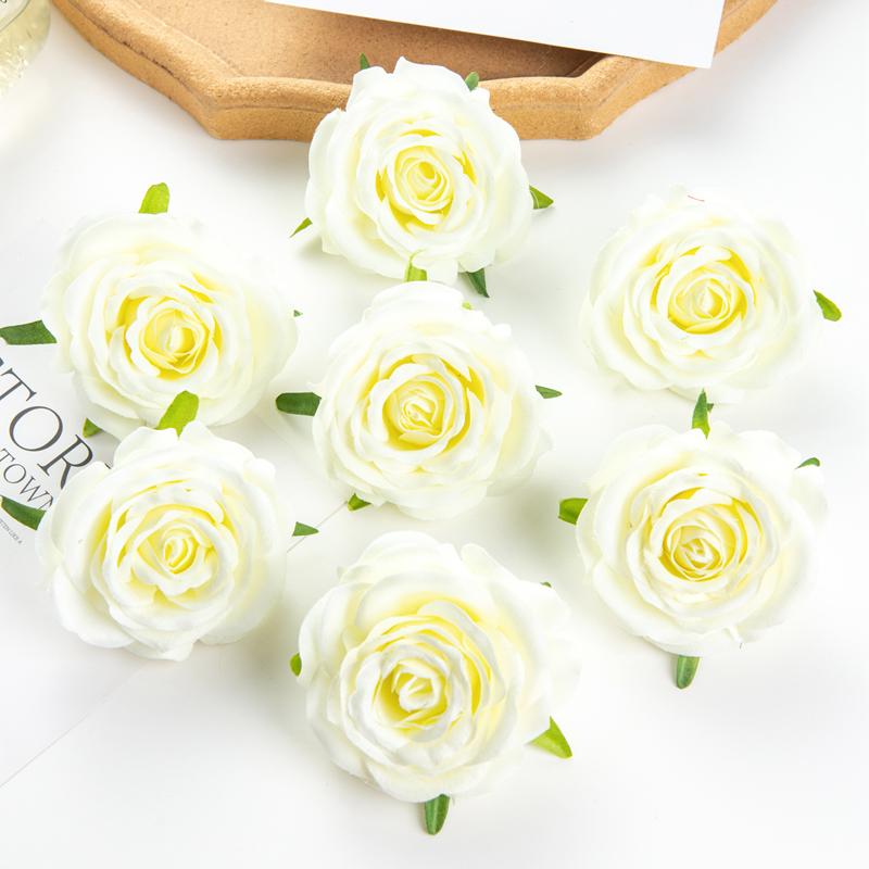 

10/20 шт. Искусственные Цветы Шелковая Роза Горячая Распродажа Фестиваль Домашняя Ваза Декор Свадьба Свадебный Сад На Улице DIY Скрапбукинг Конфетная Коробка 10 pcs белый