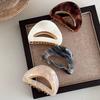 New Acetate Patch Alloy Clip Medium Shark Clip Hair Clip Hair Accessory for Women with Updo Hair On The Back of The Head