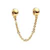 Gold Plated Sparking HeartFlower Charm Beads Pendant Fit Original Copper Bracelet Necklace Beads For Diy Jewelry Women Gift