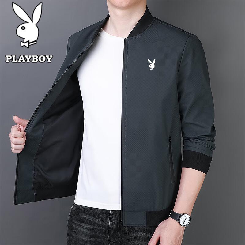 PLAYBOY Men's Spring Autumn Casual Jacket