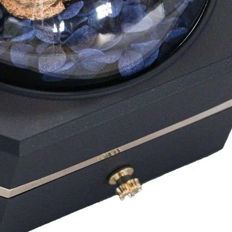 Octagonal Eternal Rose Box with Drawer, Valentine's Day Gift for Her, Portable Keepsake Storage for Earrings Rings Necklaces