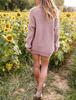 European & American Women's Hollow Knit Lantern Sleeve Cardigan - Autumn/Winter 2024 Style.