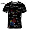 Mode Nieuw Leuk Wiskundige Formule Heren Bedrukt T-shirt Street Fashion Harajuku Grote Maten Ronde Hals Korte Mouw
