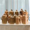 Retro Bamboo Woven Thermos: Nostalgic Glass Liner Insulated Kettle