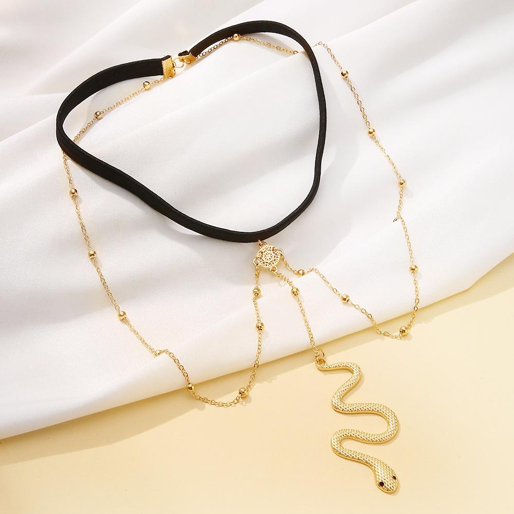 European and American Bohemian Elastic Snake Long Leg Body Chain for Women