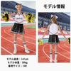 [LOLANTA] Cheerleader Halloween Costume for Kids - Girls' Cheerleading Outfit - Party, Support, School Festival - Includes Pom-Poms and Hair Ribbon -