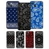 Black Bandana Paisley Case For Samsung Galaxy A13 A23 A33 A53 A17 A06 A16 A56 A36 A54 A34 A14 A52 A32 A15 A35 A55
