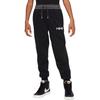 Nike Kids  Knitted Sports Pants Letter Print Color Block Drawstring Fleece Kids pants Black FN9132-010