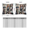 Kpop Style Babymonsters Group Pillowcase Printing Polyester Cushion Cover Decoration Pillow Case Cover Home 45X45Cm