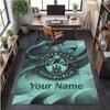 Crystal Velvet Rug Hibernian FC Print Custom Name Text Floor Mat Home Decor