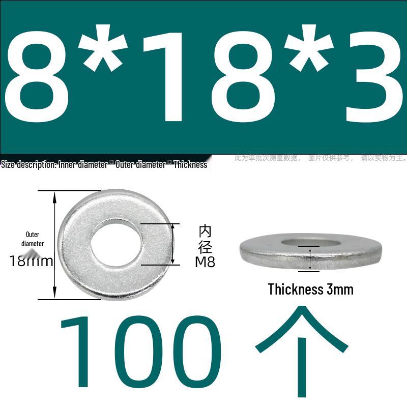 Ultra-Thick Galvanized Flat Washer Shim for M5-M30 Bolts