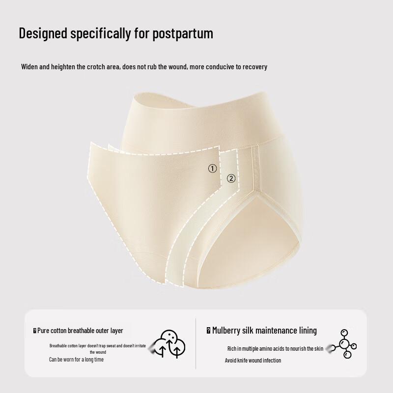 Mei Ya Ting Post-C-section High-Waist Abdominal Control Underwear
