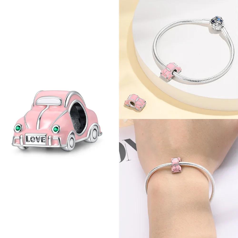 Vehicles Ships Sailboats Planes Rockets Cars Original Copper Charms Beads Fit Bracelet Pendant Diy Making Woman Jewelry