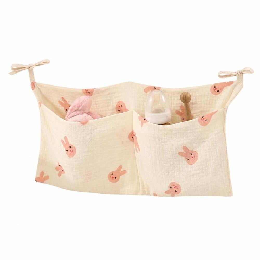 Portable Diaper Storage Bag Multi-Function Baby Bedside Bag Crib Hanging Storage Bag  Baby Newborn