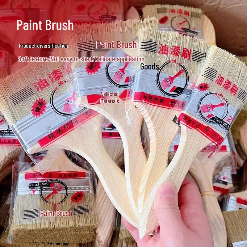 Multi-Purpose Bristle Brushes: Industrial Glue, Barbecue, Household, Hard/Soft Bristles for Cleaning & Dust Removal