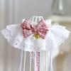 Pet Collar Lace Edge Decorating Fashion Pet Bibs Scarf Handcrafted Wreath Accessories for Outside