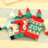 Tableware Holder Socks Xmas Decor Ornaments Christmas Wine Bottle Bags Decoration Home Furnishing Wine Set Decoration Supplies