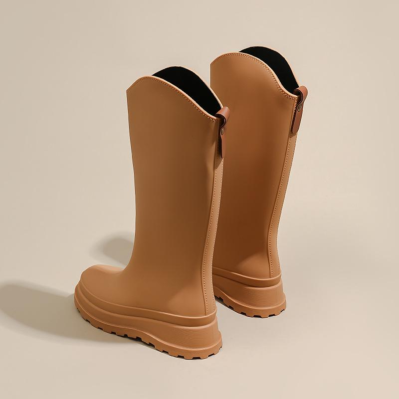 Fashion Adult Tall Waterproof and Non-slip Rain Boots