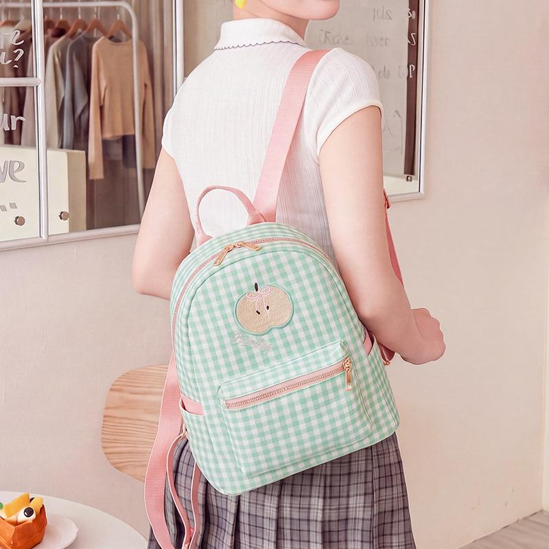 Schoolbag Casual Large Capacity Women's Backpack 1011 New Commuter Versatile Backpack Going Out Travel Bag Student School Bag