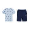 NIKE3BRAND Kids' Moisture-Wicking T-Shirt and Shorts 2-Piece Summer Set
