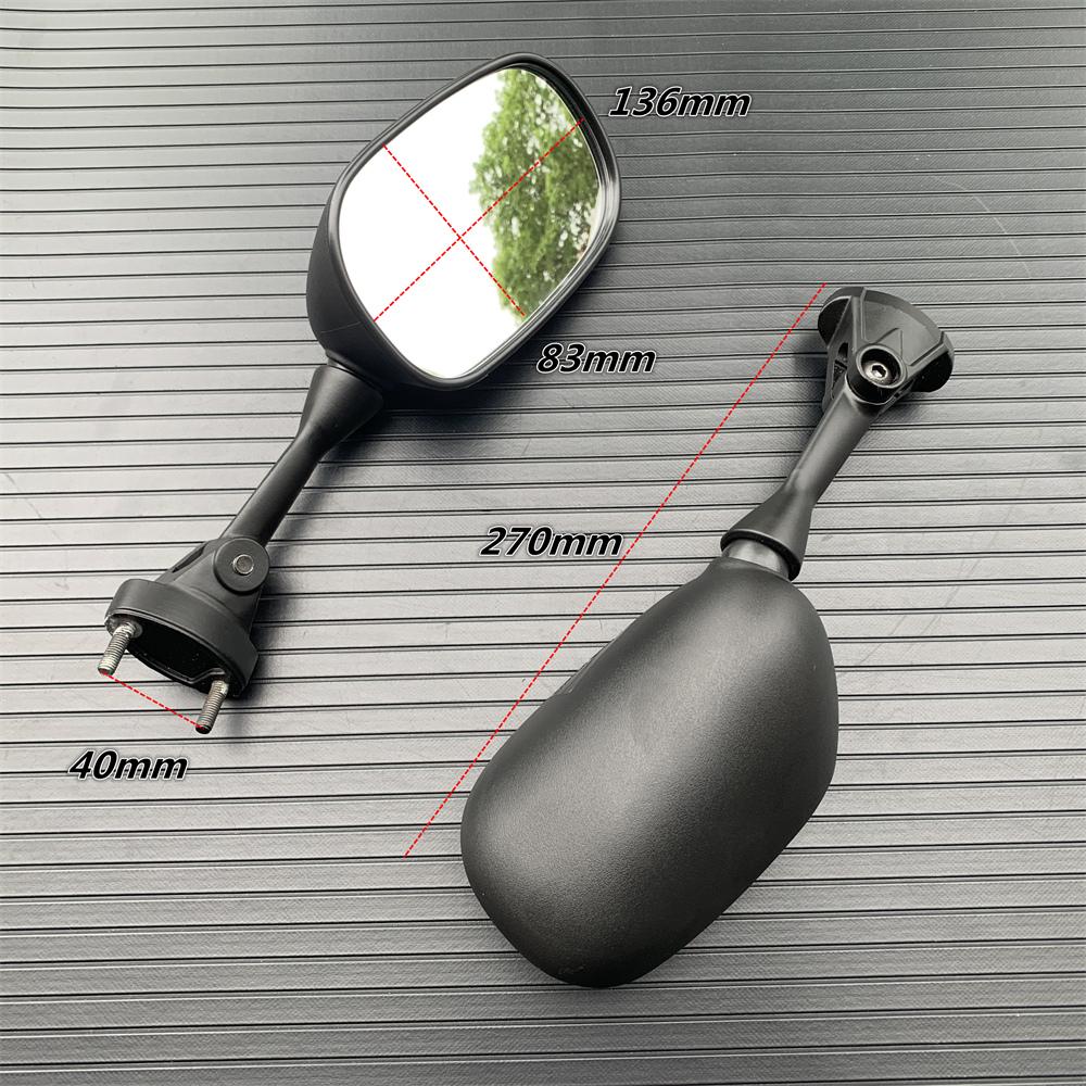For Kawasaki Ninja ZX-6R ZX6R 2005-2008 ZX-10R ZX10R 2004-2010 Motorcycle Rearview Side Mirrors