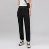 Damen Herbst Winter Lockere Lässige Bequeme Jogginghose Kordelzughose mit Taschen Bündel Fußhose