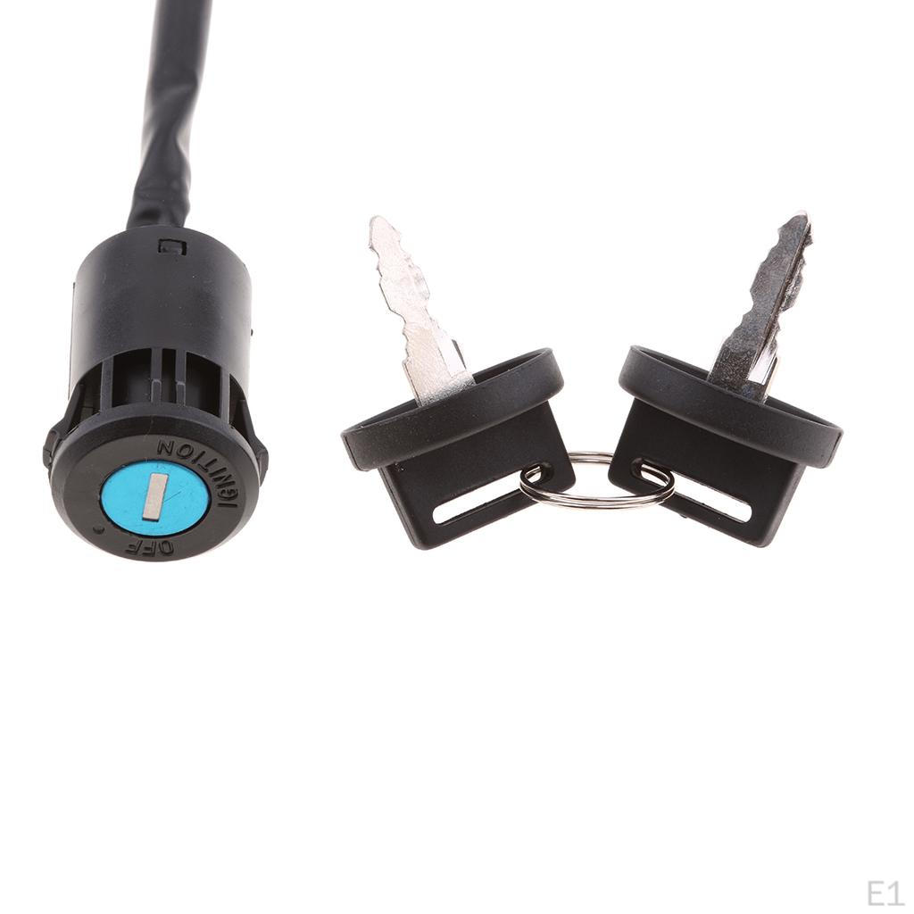 Motorcycle Ignition Key Switch with Keys for 0093-2006