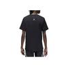 Jordan Sport Logo Letter Print Character Pattern Ribbed Round Neck Short Sleeve T-Shirt Men Tops Black FN6016-010