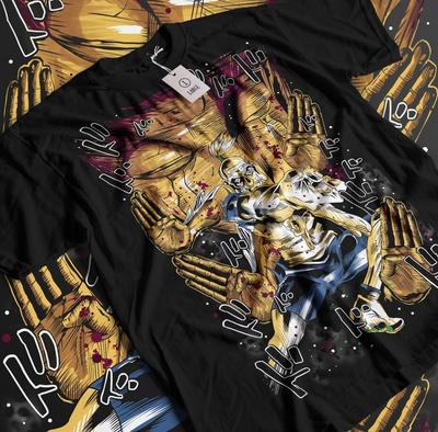Isaac Netero T-Shirt Hunter X Hunter Manga Strip Anime Japanese Shirt All Size