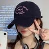 Ricygvm Letter Embroidery Baseball Cap For Women Fashion Duck Tongue Caps Korean Girl Outdoor Sun Visors Solid Cotton Peaked Hat
