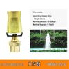 Brass Mushroom Ice Column Jet Fountain Nozzle for Pool and Rockery Landscaping