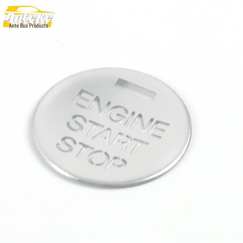 M8 One-Key Start Button Aluminum Alloy Sticker - Car Accessory