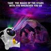 Star Projector Galaxy Night Light, Astronaut Starry Nebula Ceiling Lamp, LED Astronaut Light Projector for Kids Adults