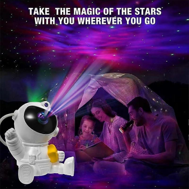 Star Projector Galaxy Night Light, Astronaut Starry Nebula Ceiling Lamp, LED Astronaut Light Projector for Kids Adults