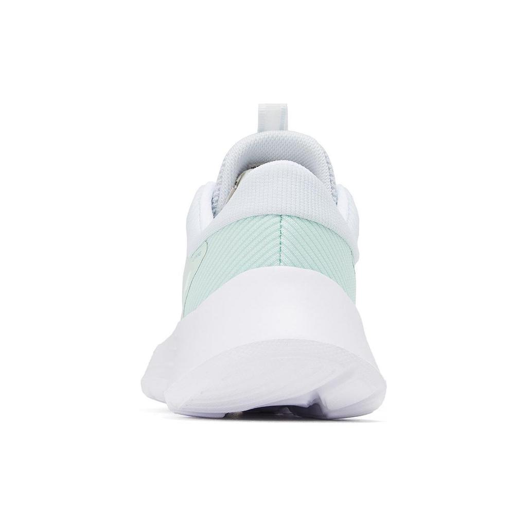 Li Ning Cushioning Abrasion Resistant Lightweight Low top Running Shoes Women's White Blue Green ARST020-3