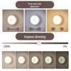 Rechargeable Eye Protection Night Light for Dorm Bedrooms - Energy-Saving Bedside Atmosphere Lamp