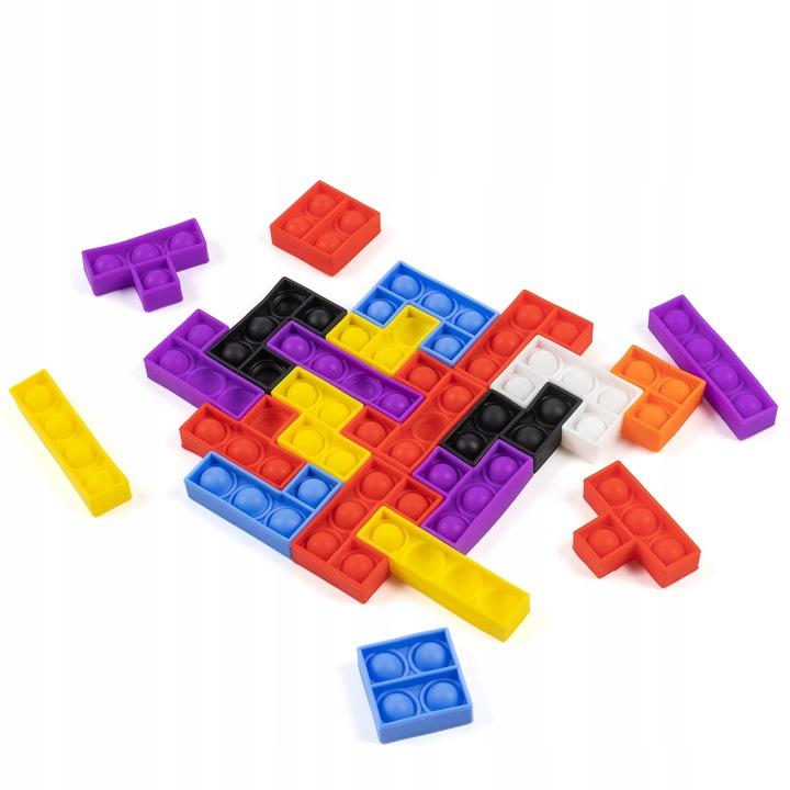 Pop It Układanka Puzzle Tetris Zabawka Sensoryczna