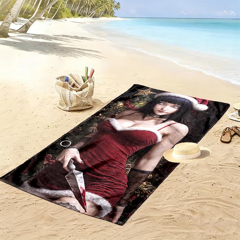 naruto Beach Towel Suitable for Various Scenarios Such As Kitchen, Bathroom and Beach Swimming