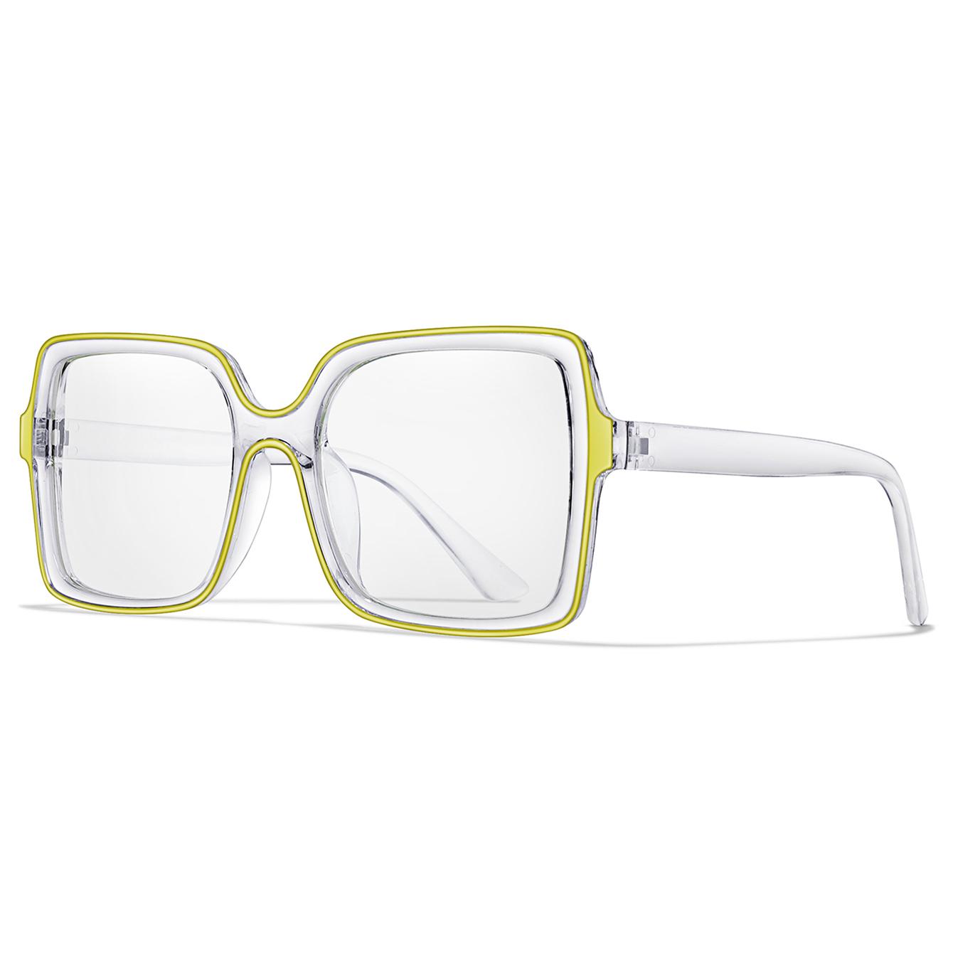 

Fashion Sunglasses for Men and Women Large Square Frame Colorful Glasses Daily Wear Shopping Running Party Unisex Eyewear