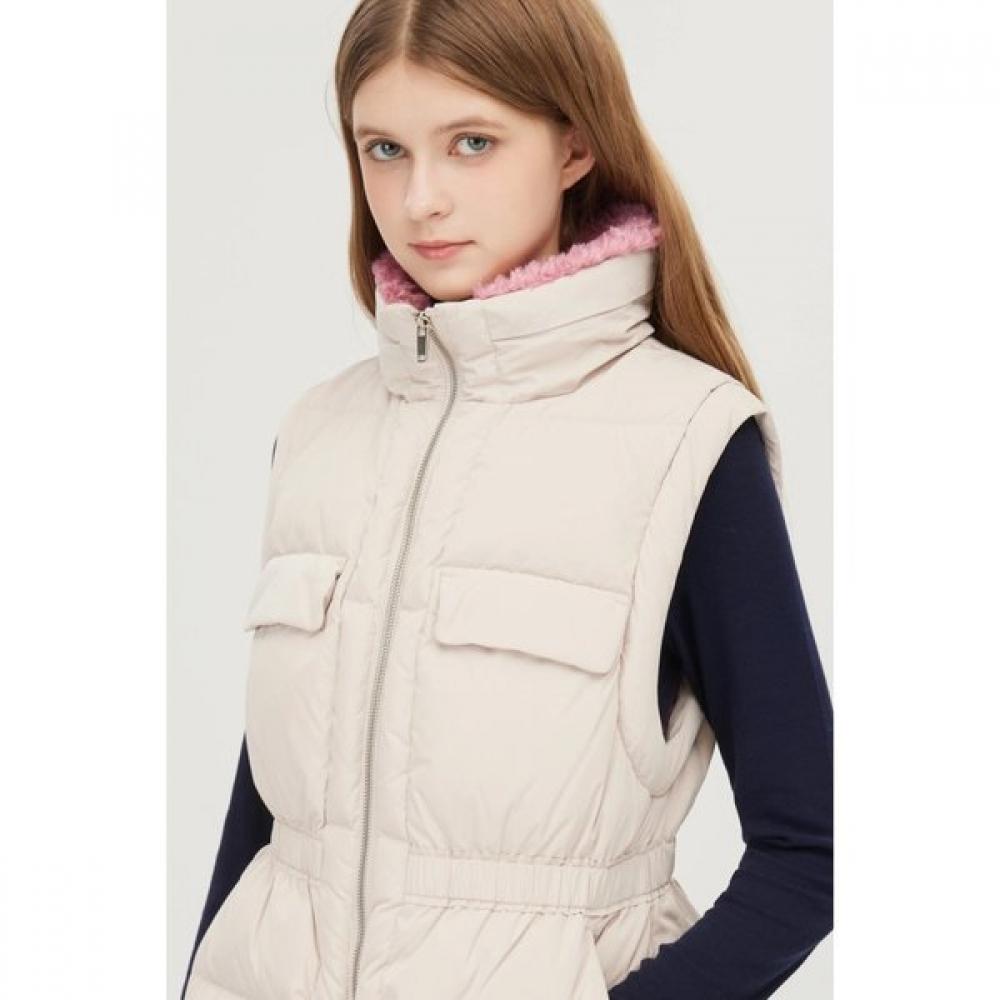 Benetton Color Fur Duck Down Vest Bapde4561