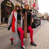 Women's Tights Slim Stockings Pantyhose Super Elastic Large Size Leggings Red Women's Sexy Tights Spring Autumn Winter