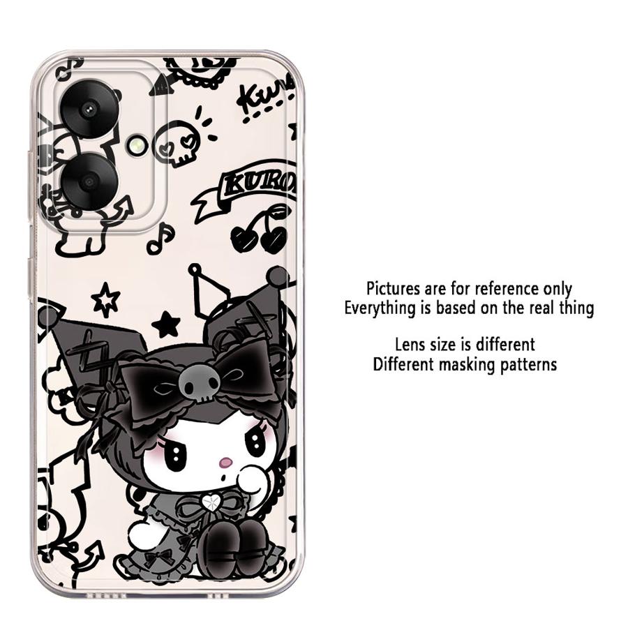 Sanrio Cool Kuromi Case for Xiaomi Mi 11 Lite 11T Pro Soft Phone Cover